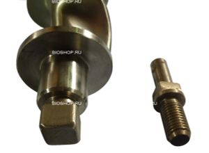 Шнек и ось ножа для мясорубки Viatto HM-12 №12,16