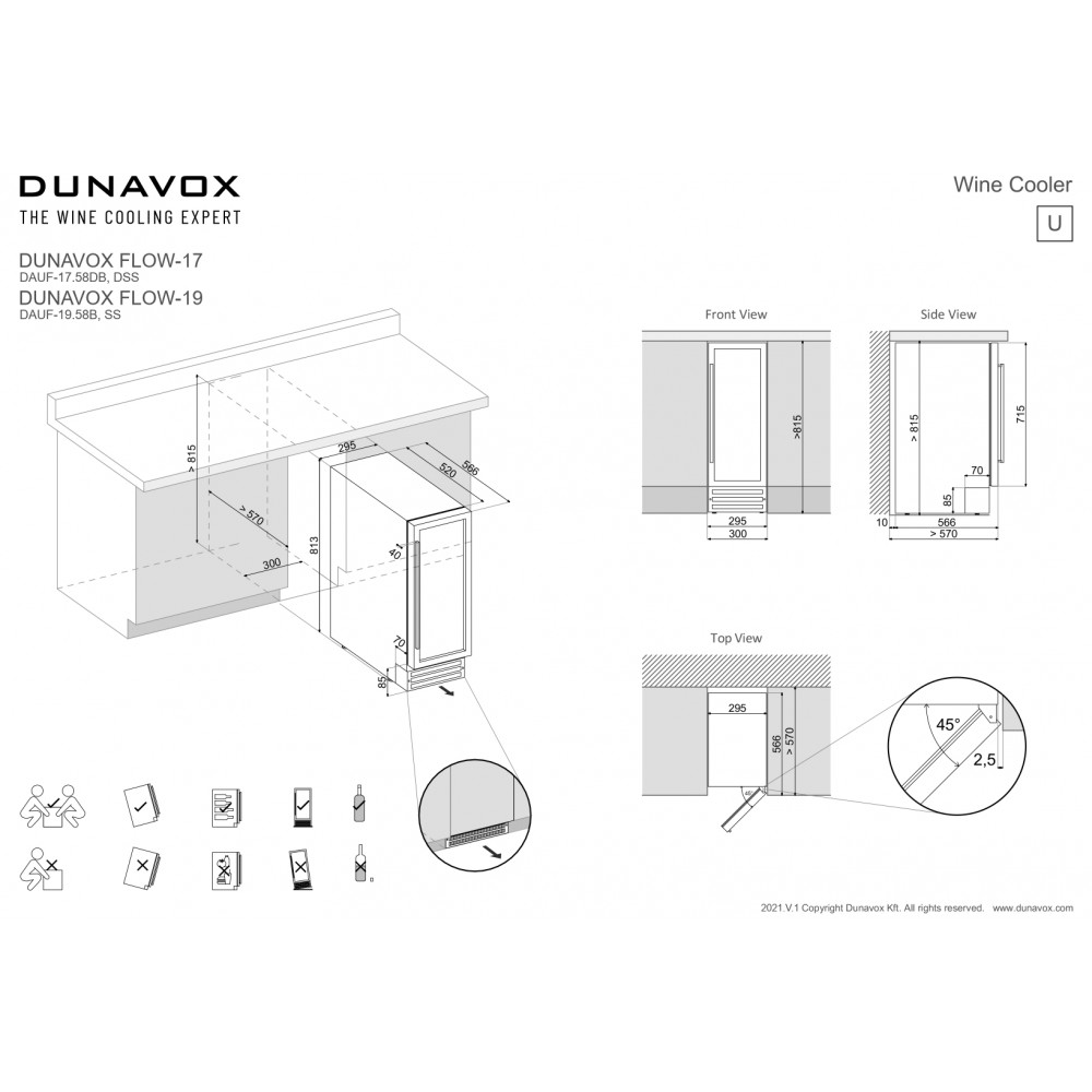 Dunavox DAUF-19.58SS - фото №3