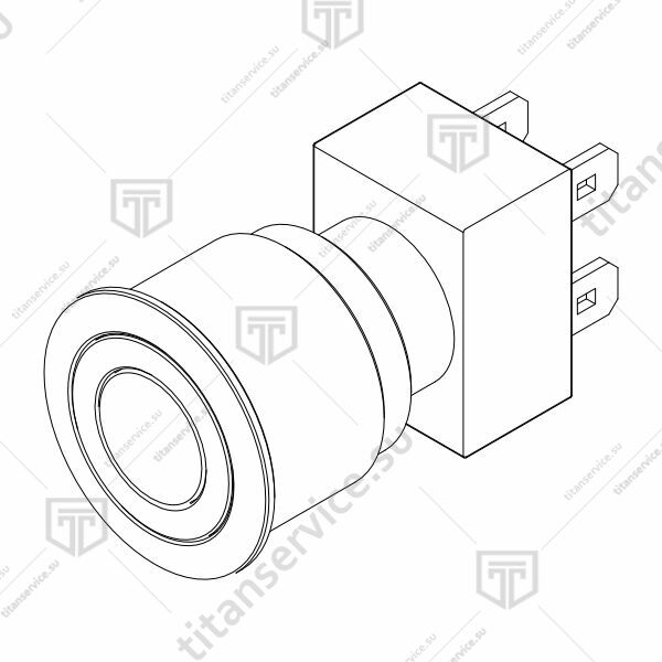 Переключатель двухполюсный красный UL для кофемашины Sanremo Opera 2.0 10556061 - фото №2