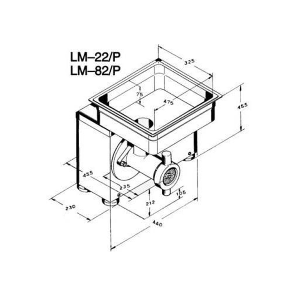 Мясорубка KT LM-82/P - фото №4