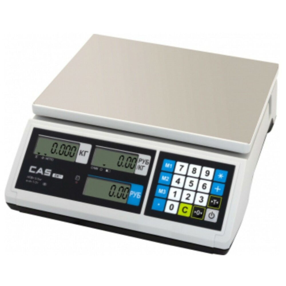 Весы электронные торговые CAS ER PLUS-6C - фото №1