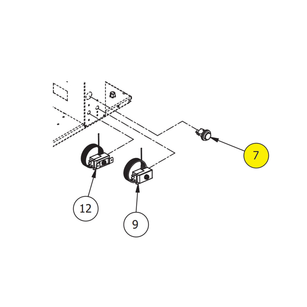 Переключатель для льдогенератора Apach Cook Line AGB8015 K04133 - фото №1
