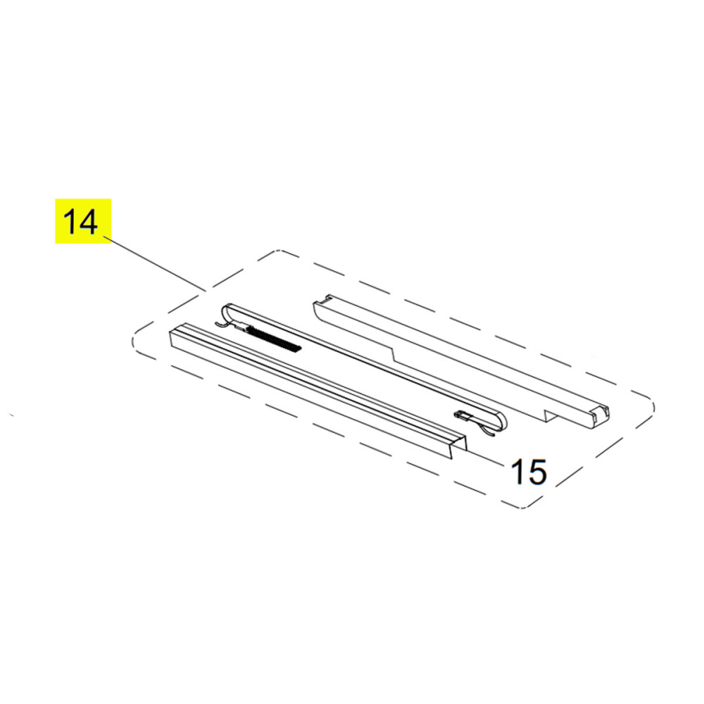 Тэн для упаковщика вакуумного Fimar MSD/300 CO0465 - фото №1