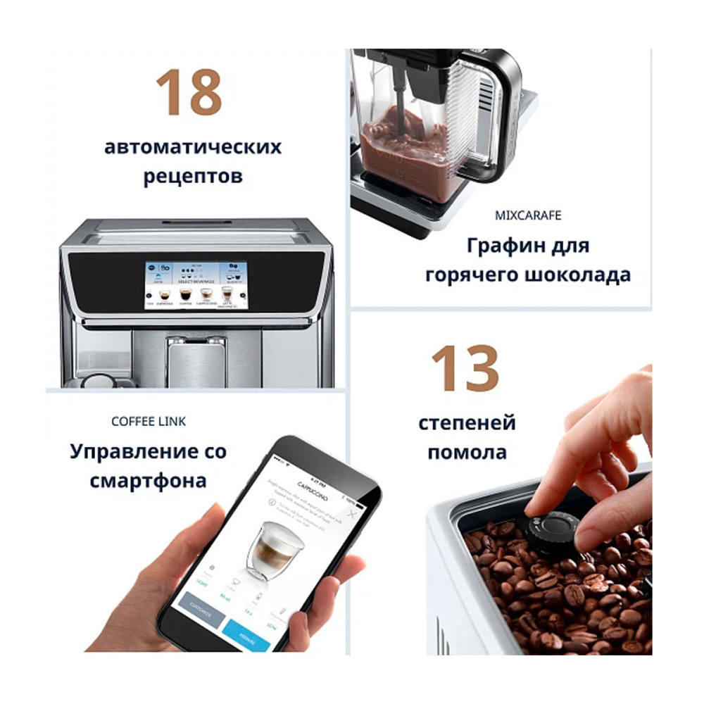 Кофемашина DeLonghi ECAM650.85.MS - фото №3