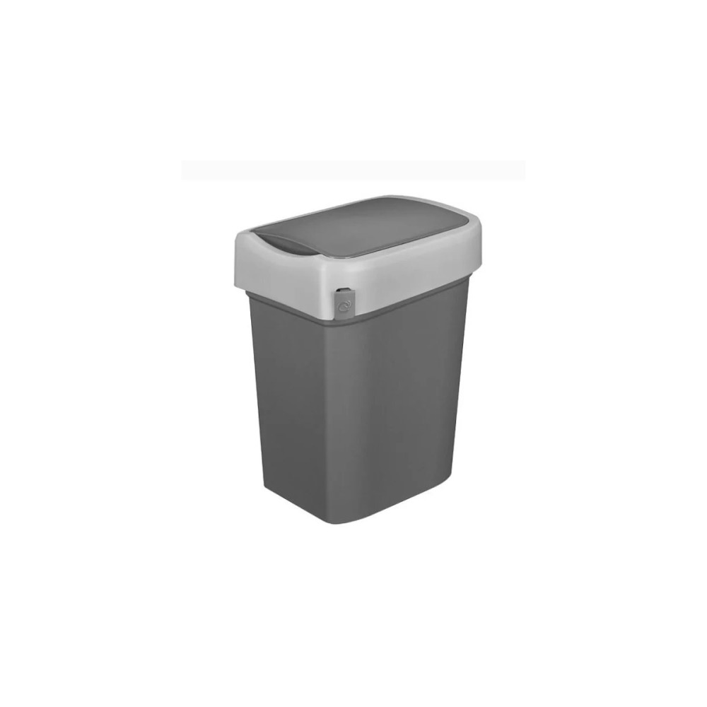 Контейнер для мусора Рестола Smart Bin серый 50л 434258111 - фото №1