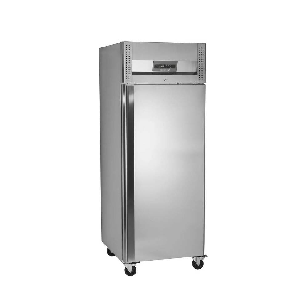 Шкаф холодильный с глухой дверью TEFCOLD RKS600 для рыбы нержавеющий - фото №1
