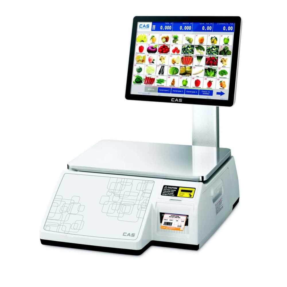 Весы торговые электронные CAS CL7000-15S - фото №1