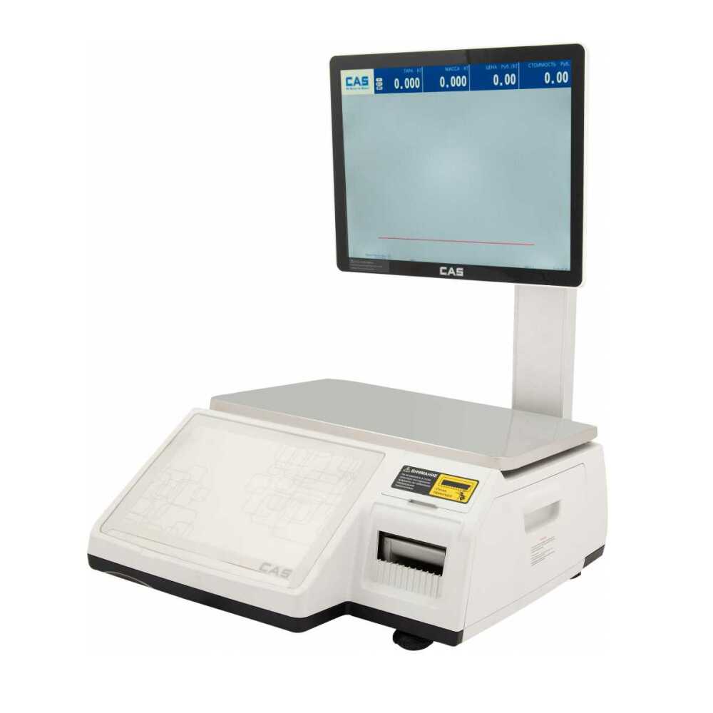 Весы торговые электронные CAS CL7000-15S - фото №6