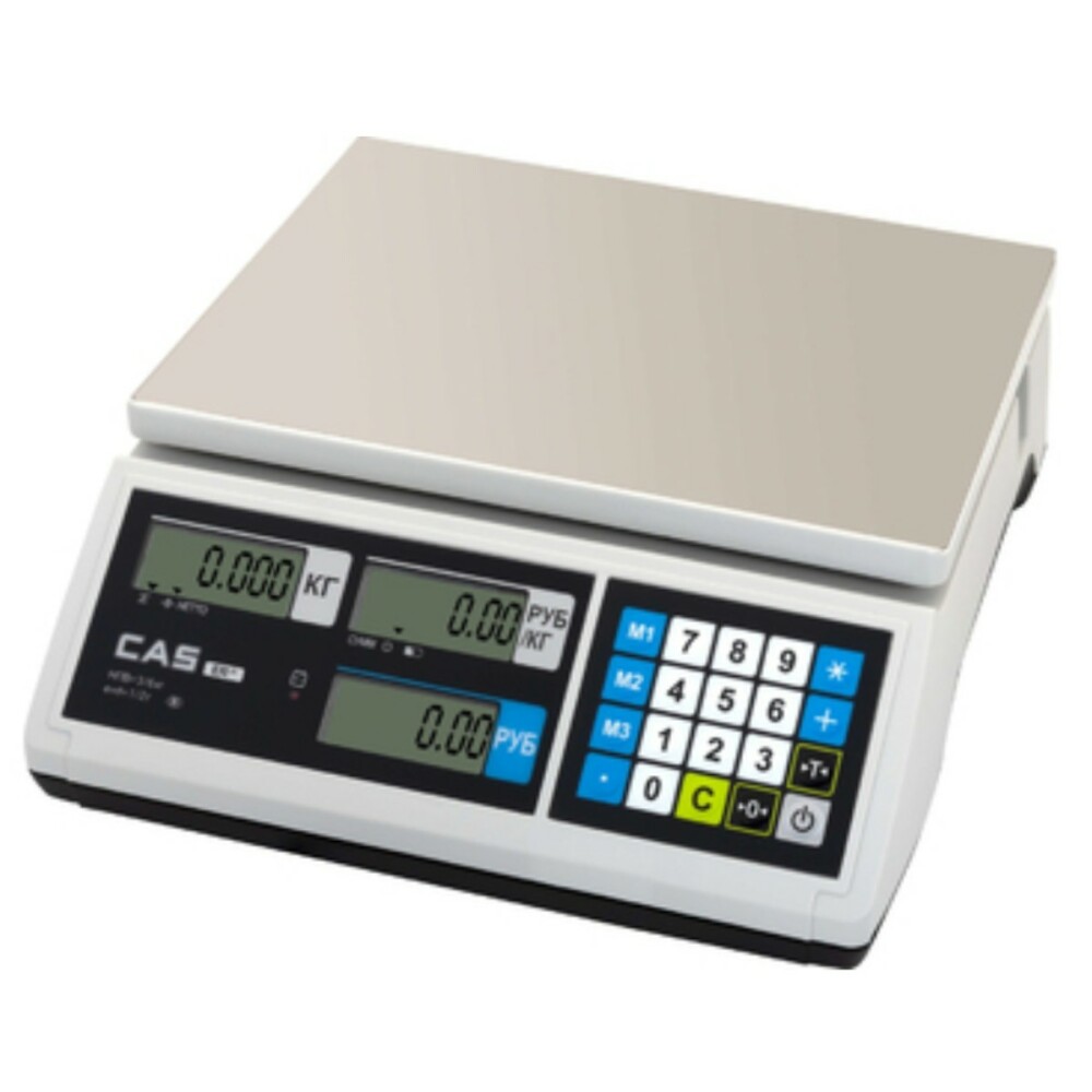 Весы торговые электронные CAS ER JR-15CBU - фото №1