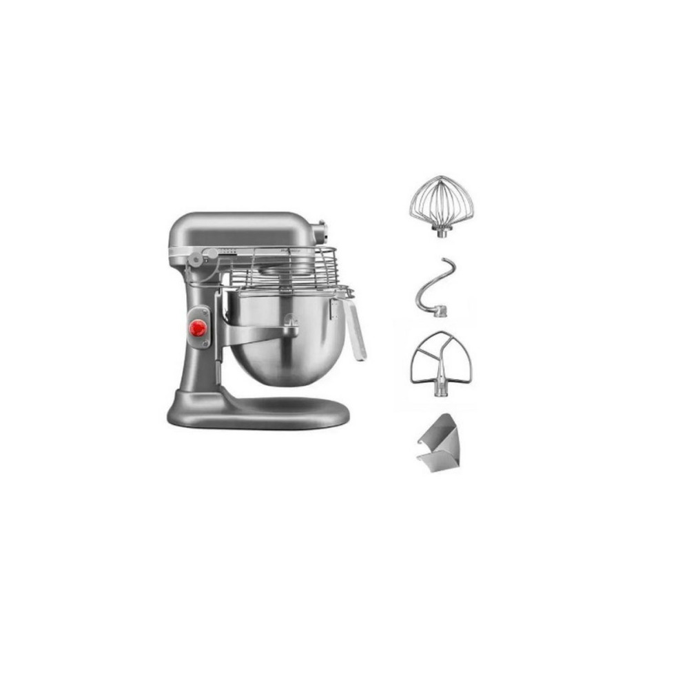 Миксер планетарный KitchenAid 5KSM7990XESL серебристый - фото №2
