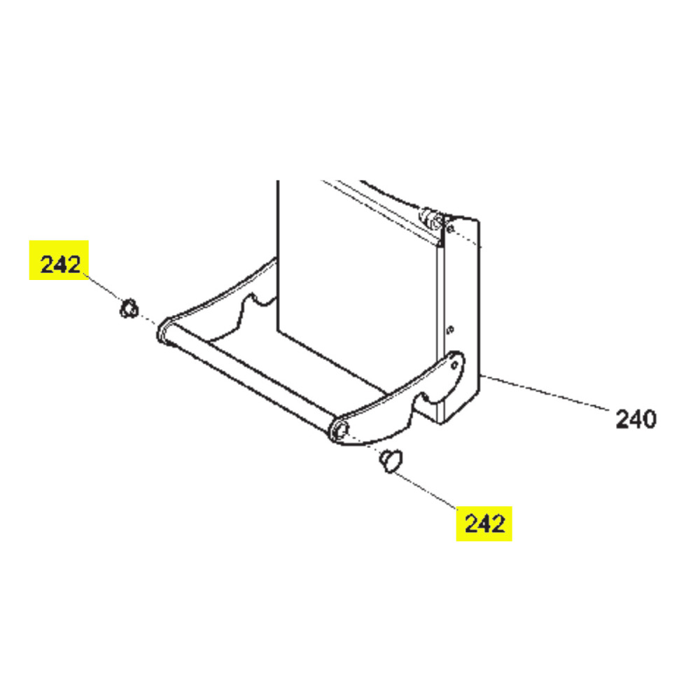 Ручка для картофелечистки Sirman PPJ 10 IV4210600 - фото №1