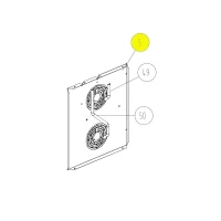 Кожух вентилятора для пароконвектомата Unox XVC 504 0G1175A0