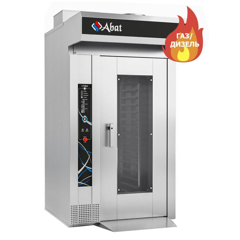 Ротационный пекарский шкаф Abat РПШ-16-6-4Г Expert (газ/дизель) - фото №1