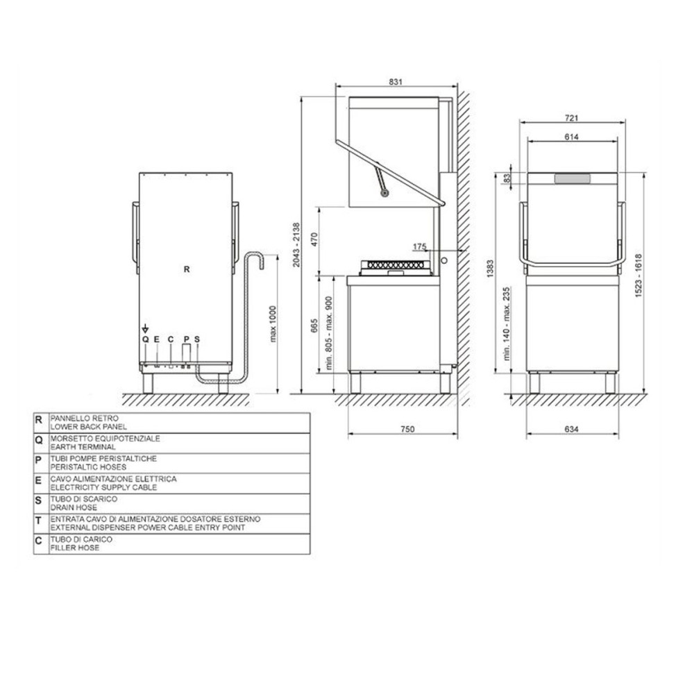 Посудомоечная машина Smeg SPH515 - фото №3