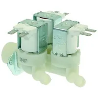 Клапан соленойдный тройной прямой 230V, 10.5 mm