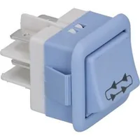 Переключатель, 4 конт, б/фикс,16(4)A 250V голубая "Цикл"