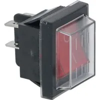 Переключатель красный 16A 250V