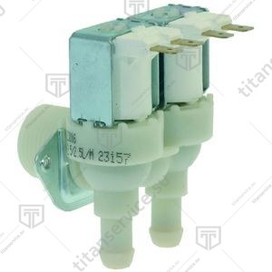 Клапан соленойдный двойной 90, 220В, 10.5 mm - фото №1