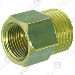 Фитинг o 3/8''M-3/8''F - фото №1