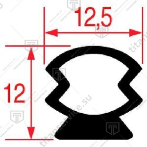 Уплотнитель крышки картофелечистки - SL2871- 37Q7330 - фото №1