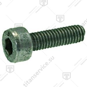 Винт M4x10 цилиндр под шестигранник - фото №1