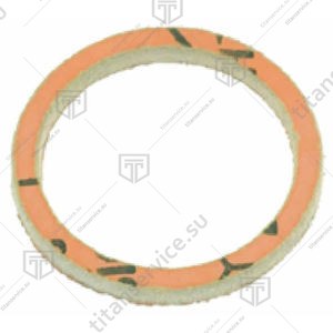 Уплотнитель плоский 22x17x2 mm безасбестовый - фото №1