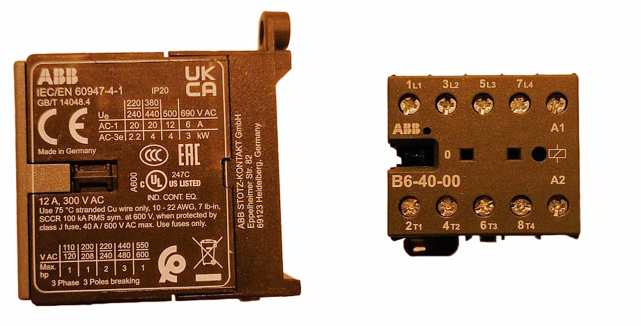 Контактор для шкафа шоковой заморозки Apach Cook Line ASH08K/10K 020TEL0004