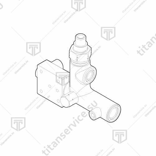 Клапан подачи воды для кофемашины Sanremo 10056356 - фото №3